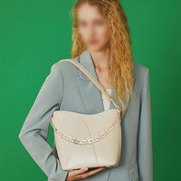 2PCS Resin Purse Chain Handle Acrylic Bag Strap Detachable Purse Clutches Handle