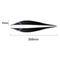 Carbon Fiber Eyelids Eyebrow Headlight Retrofit Accessories Suitable for BMW F30 3 Series