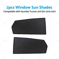 {{ 2PCS Rear Car Window Sun Shades Suitable For Hyundai Tucson 3rd Gen 2015-2021 }} - Buy Car Parts Online at {{ Kaka Auto Parts }}.