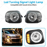 {{ Led Turning Signal Light Lamps  Angel Eyes  Suitablefor Suzuki Jimny SN413 98-17 }} - Buy Car Parts Online at {{ Kaka Auto Parts }}.
