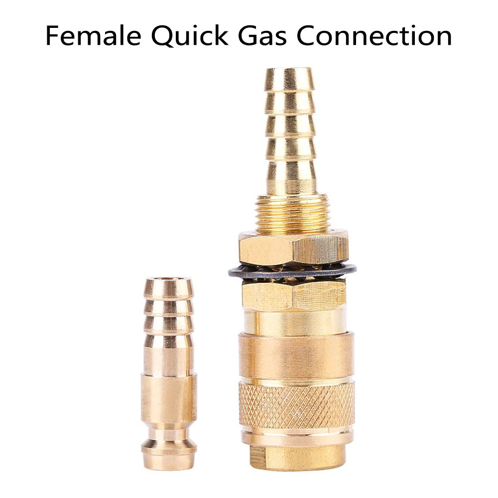 {{ Female Quick Gas Connection with 6mm Barb for Argon and Water Suit Kemppi Unimig }} - Buy Car Parts Online at {{ Kaka Auto Parts }}.