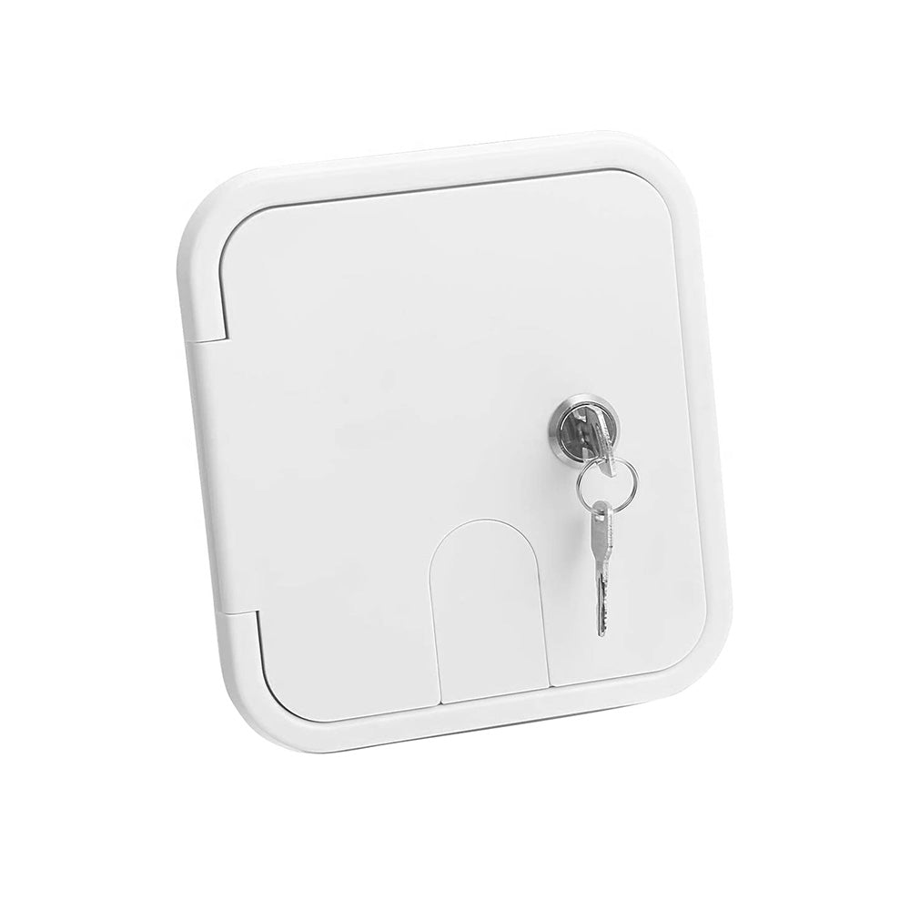 Caravan Utility Door Access Hatch Rectangle 194x165mm Suitable For RV Motorhome With Lock