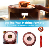 {{ Sealing Wax Furnace Kit Warmer Melting Spoon Tool Stamp Candle Stamp Seal Card }} - Buy Car Parts Online at {{ Kaka Auto Parts }}.