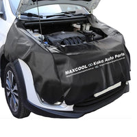 3x PU Leather Magnetic Fender Cover for All Car Models Scratch Protection Mat