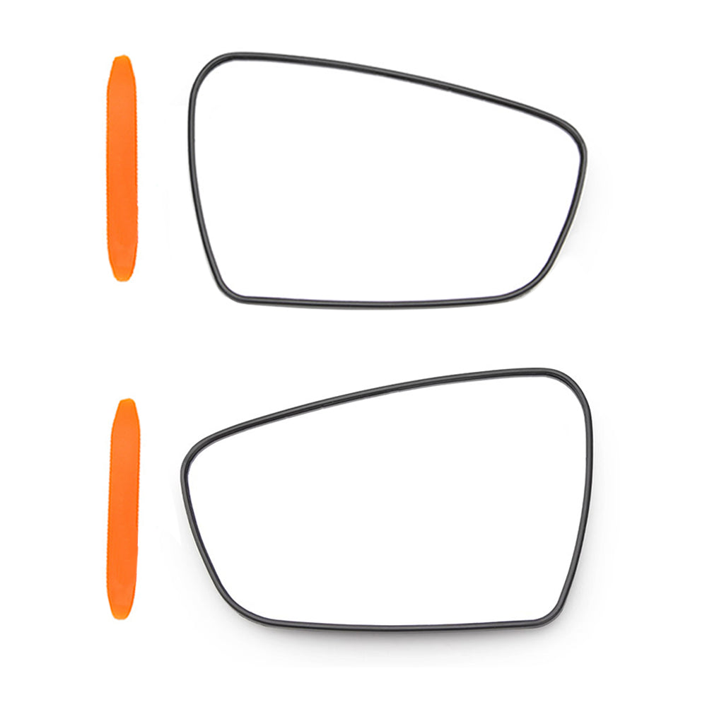 Pair Heated Mirror Glass w/ Base Suitable for Kia Cerato YD 2013¨C2018
