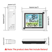 {{ Wireless Weather Station Thermometer Digital Temperature Humidity Monitor Home }} - Buy Car Parts Online at {{ Kaka Auto Parts }}.