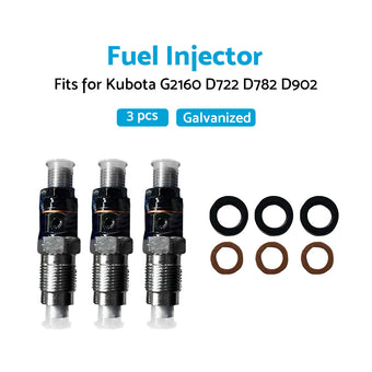 compare product 3x Fuel Injectors Suitable For Kubota BX1860, BX1880 & BX2360 D722, D782, D902 16871-53000