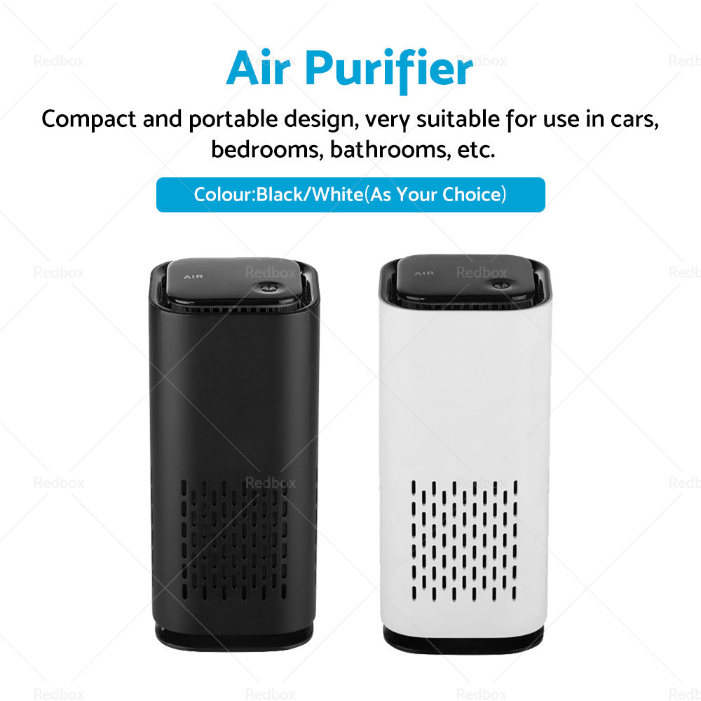 {{ USB Car Air Purifier HEPA Ionizer Portable Mini Car Room Air Cleaner Freshener }} - Buy Car Parts Online at {{ Kaka Auto Parts }}.