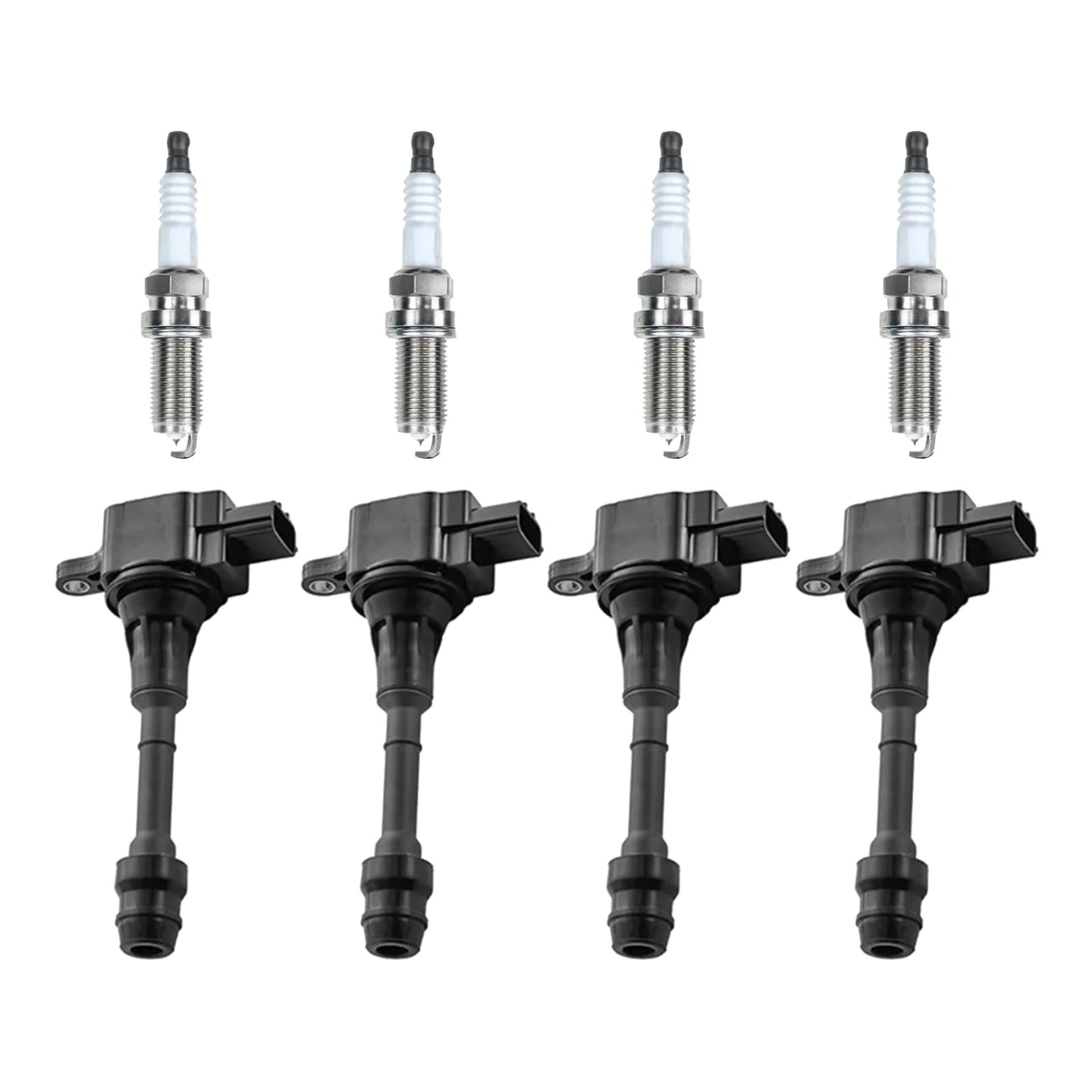 {{ 4x Ignition Coils & 4x Spark Plugs Suitable for Nissan X-Trail T30 224488H315 }} - Buy Car Parts Online at {{ Kaka Auto Parts }}.