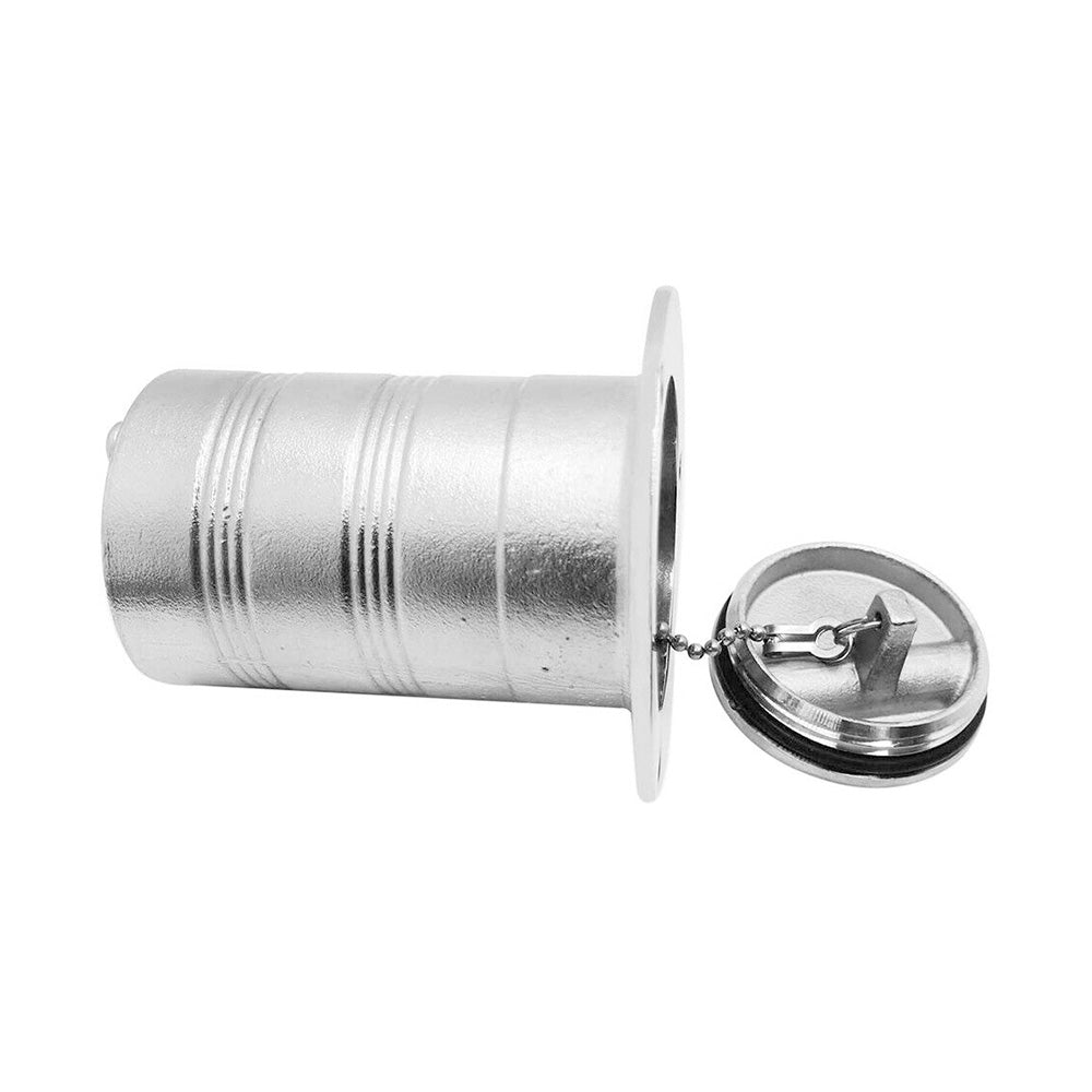 Keyless Water Deck Fill/Filler 1.5" Polished 316 Stainless Steel Suitable For Marine Boat