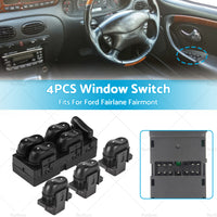 {{ Set of 4 Power Window Switch Driver Passenger Side For Ford Fairlane Fairmont AU }} - Buy Car Parts Online at {{ Kaka Auto Parts }}.