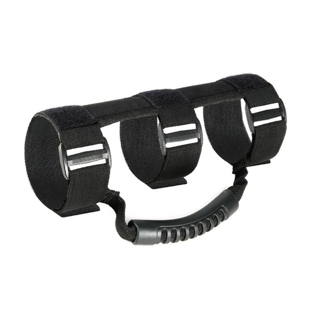 2x Off-Road Roll Grab Bar Handles Suitable For Jeep Wrangler JT / JL / JK / TJ Black