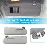 {{ Left  Right Sun Visor Suitable For Toyota Kluger Highlander 2008-2013 W or  Light }} - Buy Car Parts Online at {{ Kaka Auto Parts }}.