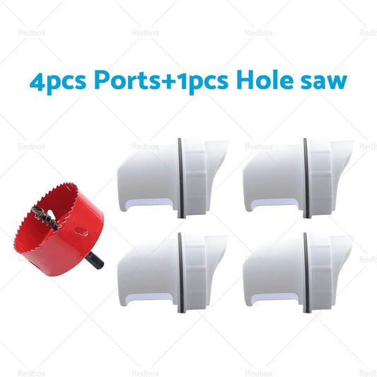 Chicken Feeder Poultry Pro Feeder DIY Port PVC Gravity Fed Chicke Feeder