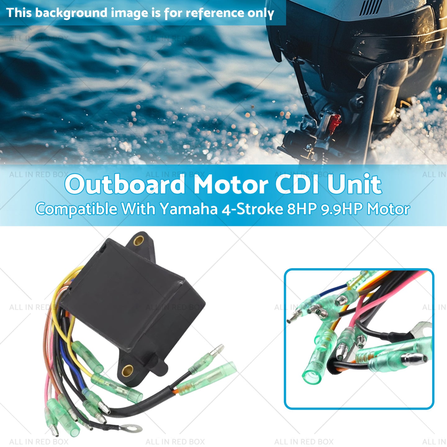 {{ CDI Unit Suitable For Yamaha 4 Stroke 8HP 9.9HP Outboard Motor 68T-85540-00 Outboard Motor CDI Unit }} - Buy Car Parts Online at {{ Kaka Auto Parts }}.