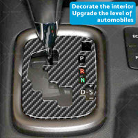 {{ Carbon Fiber Gear Shift Sticker Trim Suitable For Toyota Hilux Revo 15-23 RHD }} - Buy Car Parts Online at {{ Kaka Auto Parts }}.