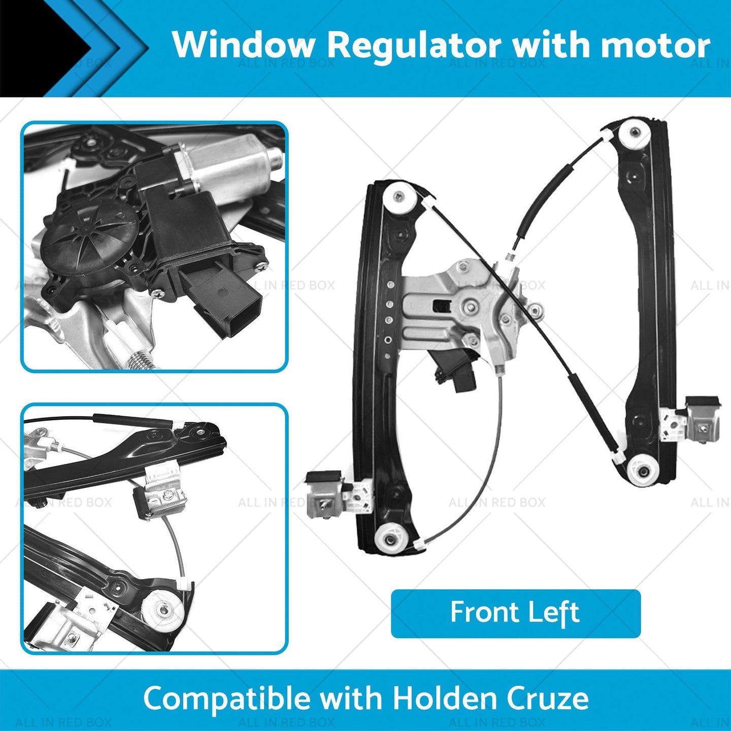 {{ Front Left Window Regulator With Motor 7Pin Suitablefor Holden Cruze JG JH 09-16 }} - Buy Car Parts Online at {{ Kaka Auto Parts }}.