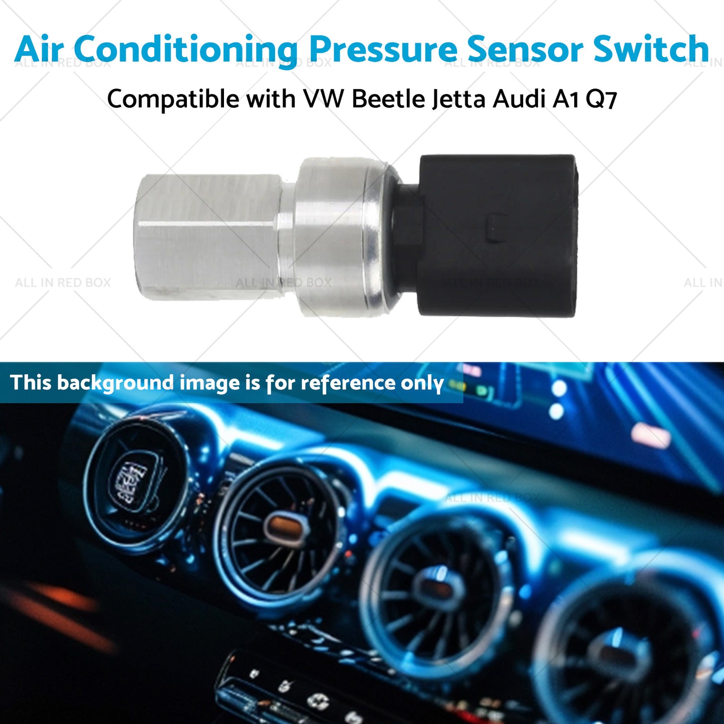 {{ Air Conditioning Pressure Sensor Switch 1K0959126E Suitable For VW Audi A3 S3 Q3 }} - Buy Car Parts Online at {{ Kaka Auto Parts }}.