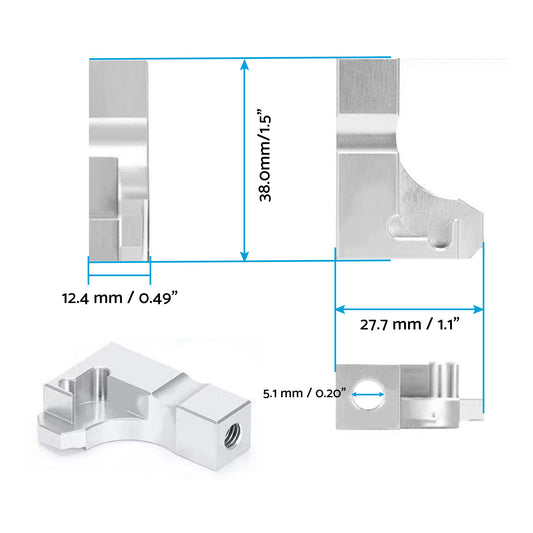 Intake Manifold Repair Bracket Kit Suitable For Audi / VW / Skoda / Seat 2.0 03L129711E
