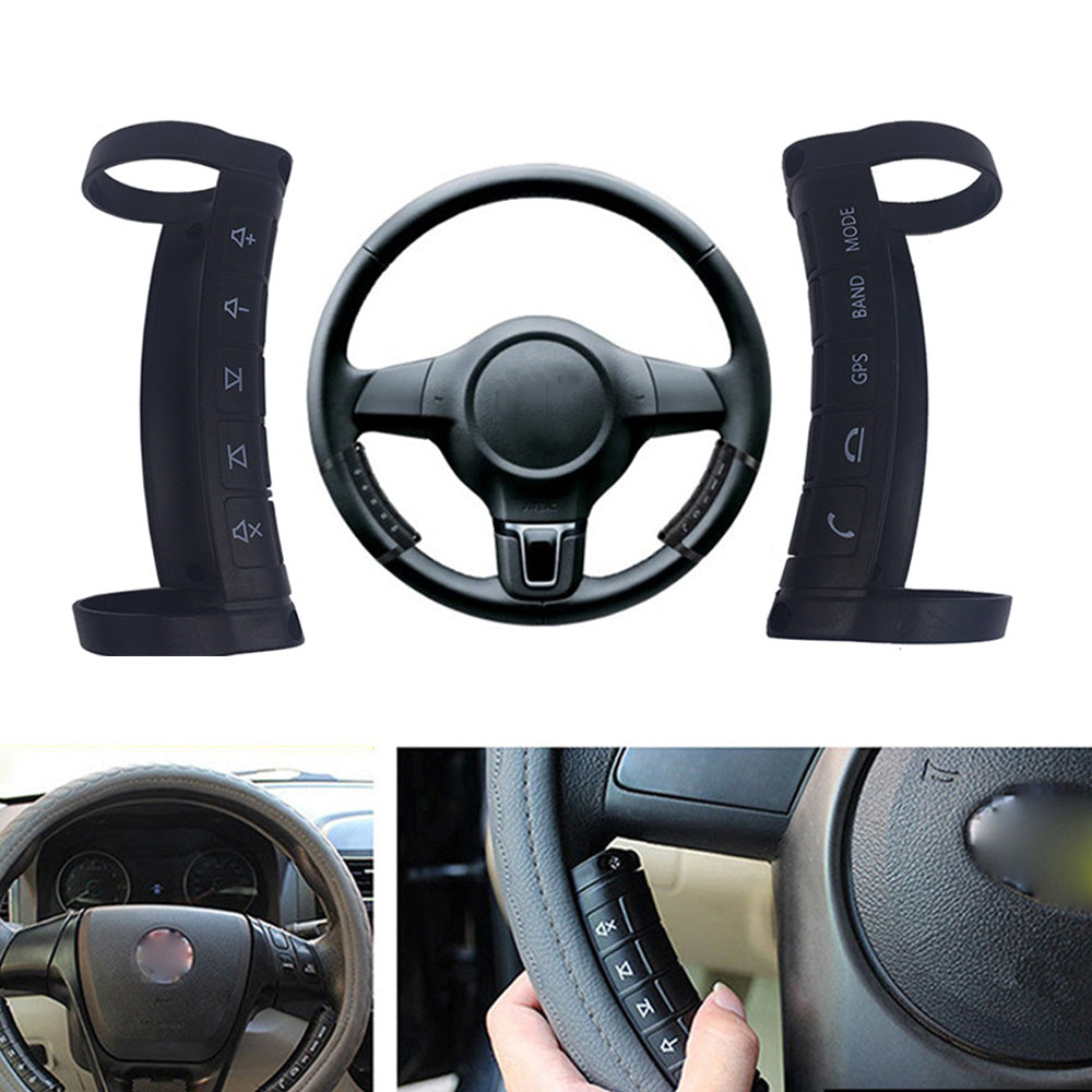 Universal Wireless Steering Wheel Remote Control Button for Car Stereo DVD