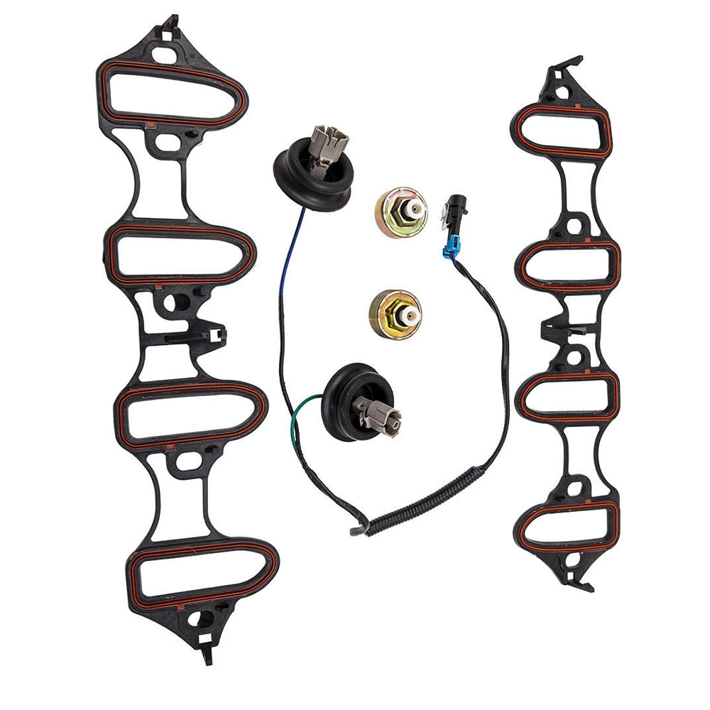 {{ Knock Sensor Harness & Intake Manifold Gasket Kit Suitable for GM 4.8L 5.3L 6.0L }} - Buy Car Parts Online at {{ Kaka Auto Parts }}.