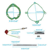 6x Car Air Diesel Gasket And Ceramic Glow Plug Kit Suitable For Chinese Diesel Heater 2KW