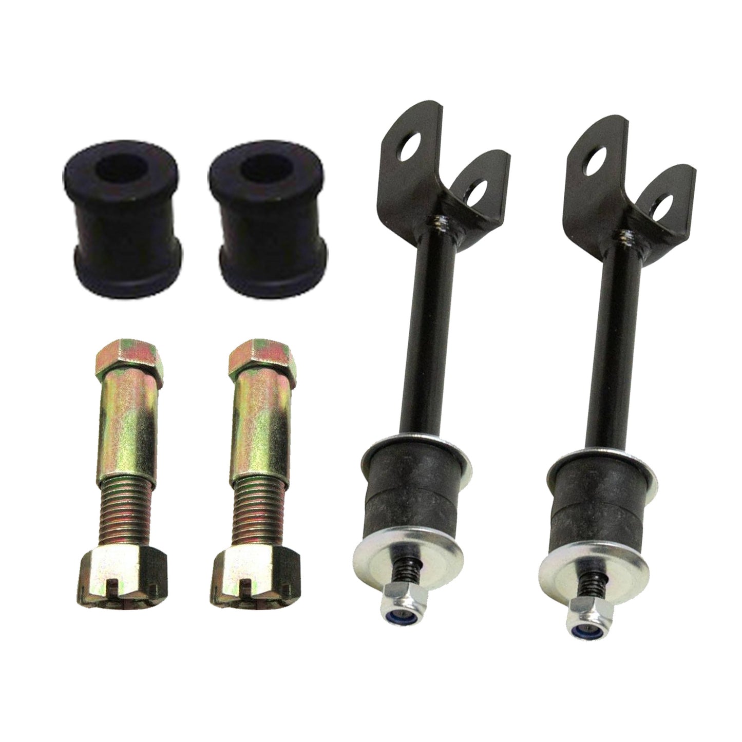 2x Rear Sway Bar Link & Bush Kit Suitable For Toyota Landcruiser FJ80R / HZJ80R / HDJ80R