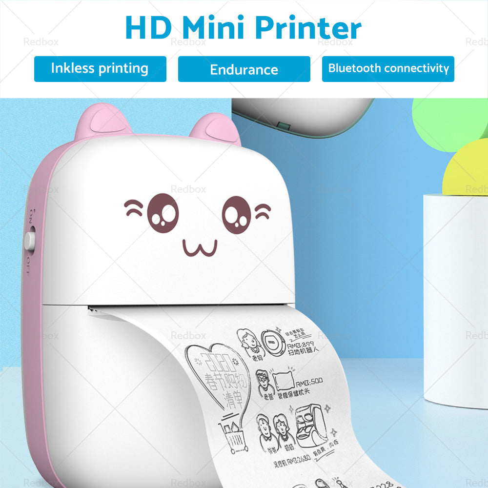 {{ Pocket Thermal Printer Mini Blue-tooth Mobile Phone Label Photo Printing Machine }} - Buy Car Parts Online at {{ Kaka Auto Parts }}.