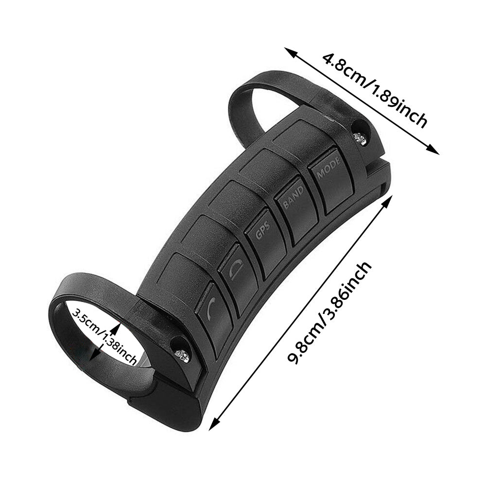 LED Wireless Bluetooth Car Steering Wheel Button Controller Suitable For Auto Stereo