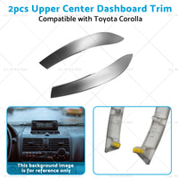 {{ 55436-02330 2pcs Upper Center Dashboard Trim Suitable for 09-13 Toyota Corolla }} - Buy Car Parts Online at {{ Kaka Auto Parts }}.