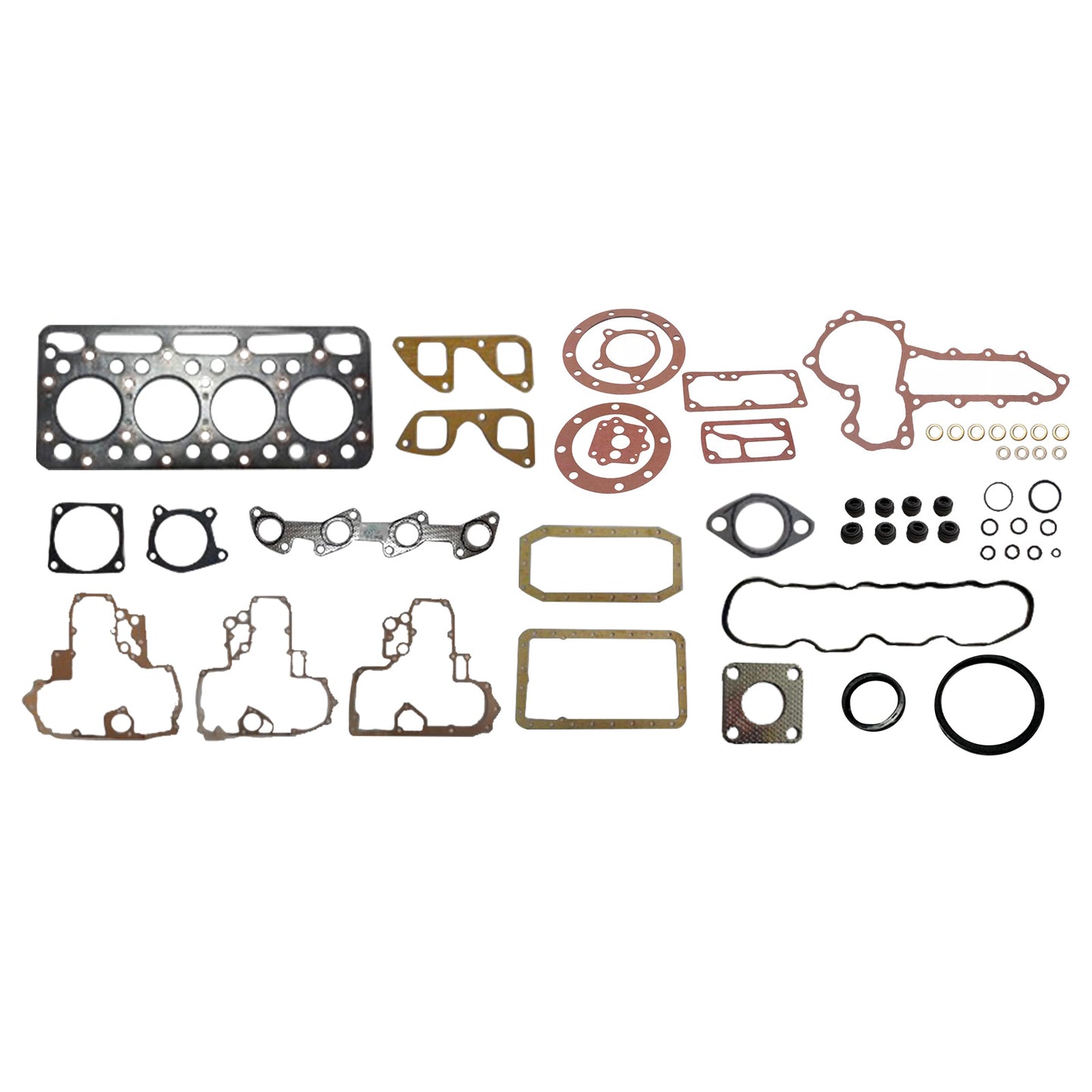 {{ Full Overhaul Gasket Kit Upper Lower Set Suitable for Kubota V1902 15808-03310 }} - Buy Car Parts Online at {{ Kaka Auto Parts }}.