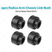 4x Radius Arm Chassis Link Bushes Suitable For Nissan Patrol GQ Y60 / GU Y61 1988-2016