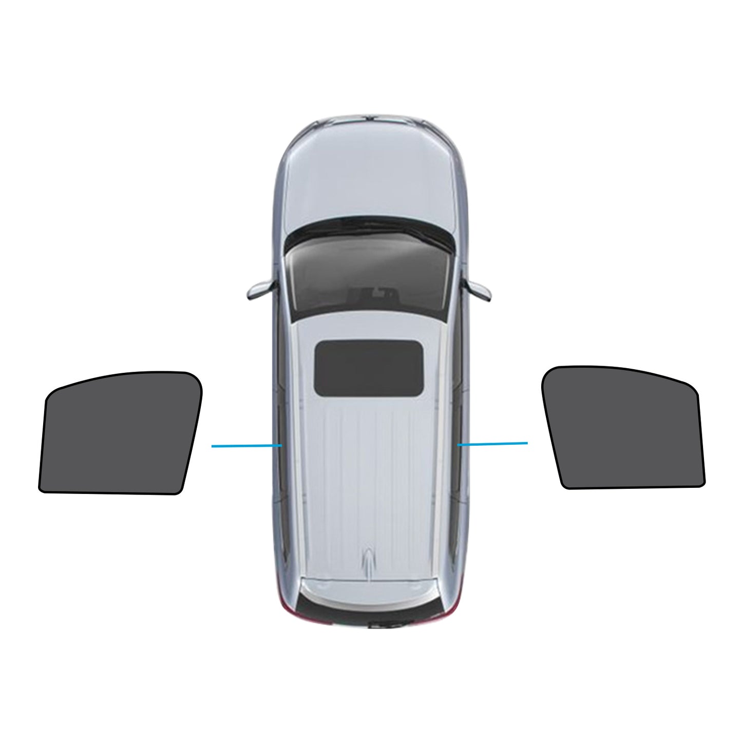 {{ Rear Magnetic Sun Blind Mesh Suitable for LDV T60 Ute 17-24 UVA&UVB Protection }} - Buy Car Parts Online at {{ Kaka Auto Parts }}.