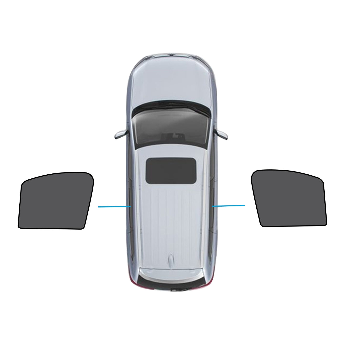 {{ Car Magnetic Sun Blind Meshs Suitable for LDV T60 Ute 17-24 UVA&UVB Protection }} - Buy Car Parts Online at {{ Kaka Auto Parts }}.