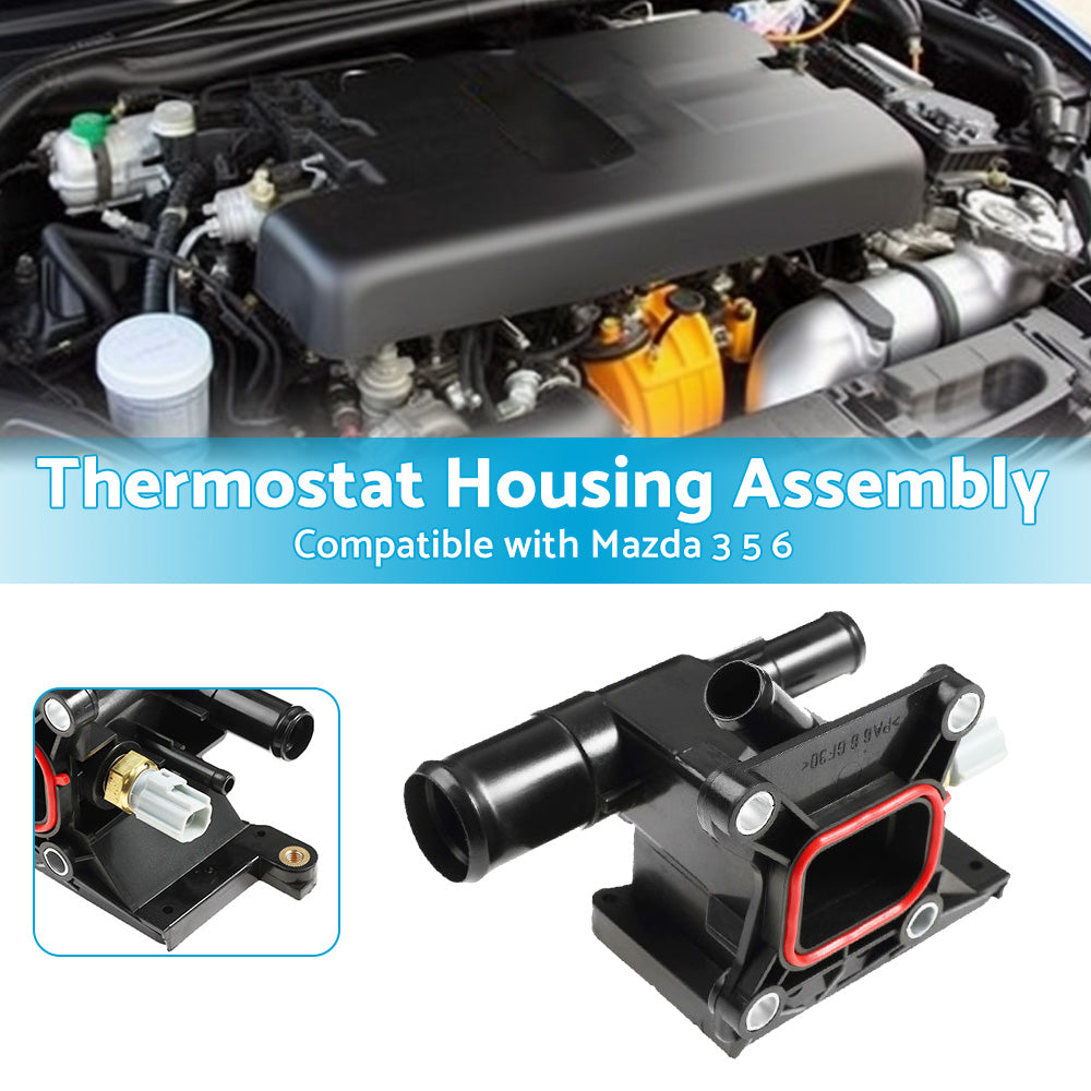 {{ LF941517Z Engine Coolant Thermostat Housing Suitable for Mazda 3 5 6 2006-2013 }} - Buy Car Parts Online at {{ Kaka Auto Parts }}.