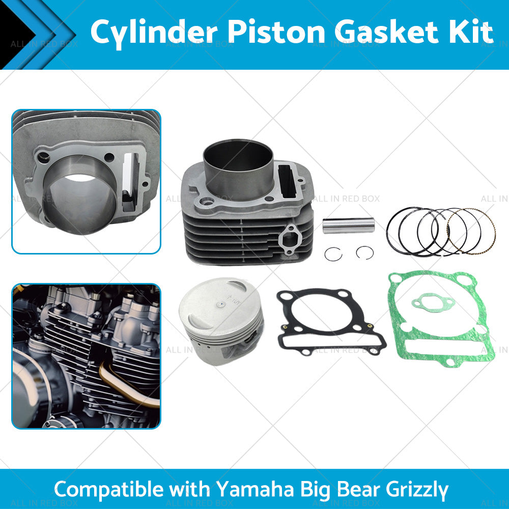 {{ Cylinder Piston Gasket Top End Kit For Yamaha Grizzly 350 YFM350 4x4 2x4 2007-14 }} - Buy Car Parts Online at {{ Kaka Auto Parts }}.