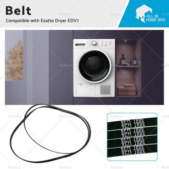 compare product 6PH1950 Rubber Belt Suitable for Esatto Dryer Drum Belt EDV7
