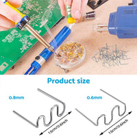 1000PCS Hot Staples Plastic Welding Wave Stapler For Car Bumper Repair Tool Kits