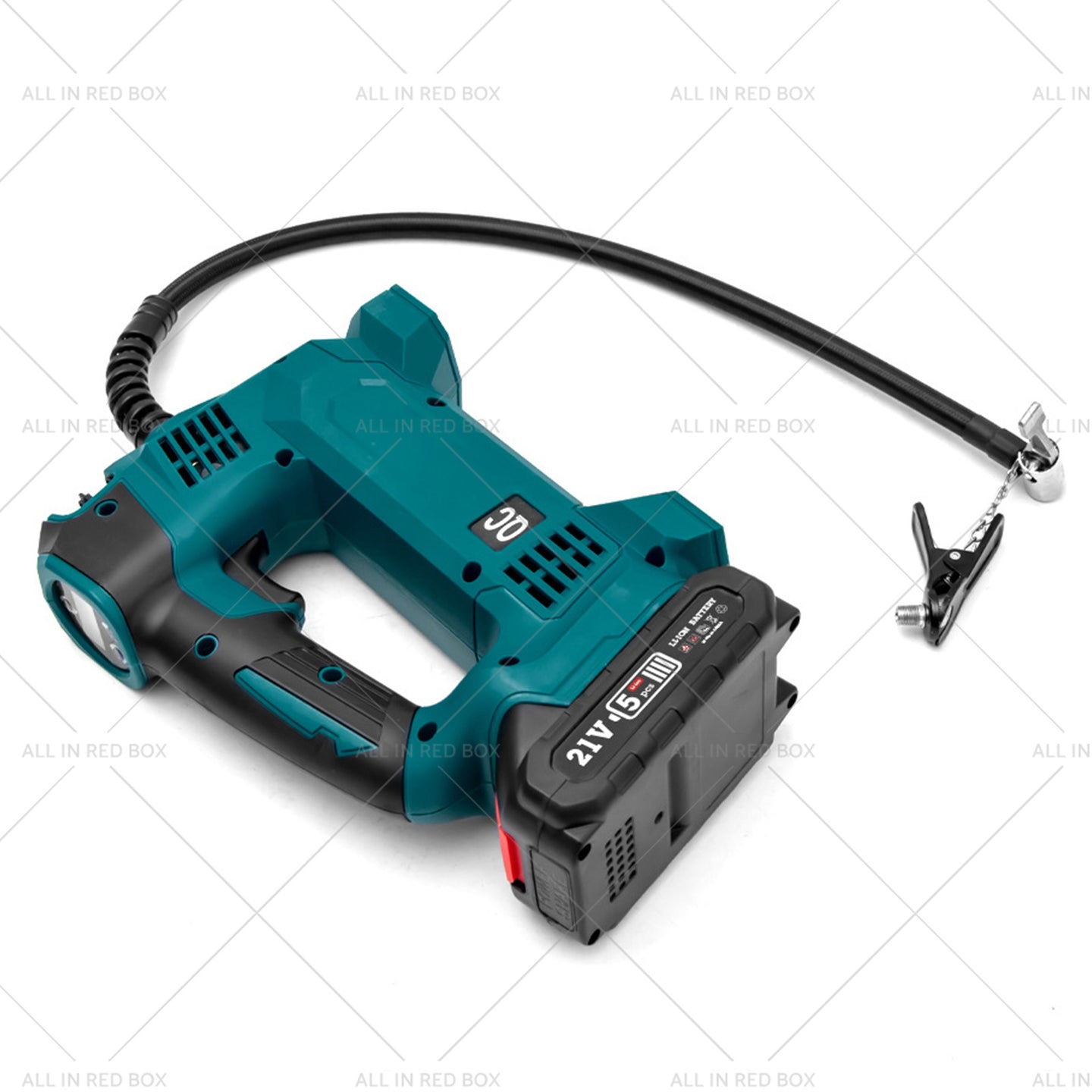 {{ Cordless Portable Tyre Inflator Pump w  Battery Charger For Makita 18V Battery }} - Buy Car Parts Online at {{ Kaka Auto Parts }}.