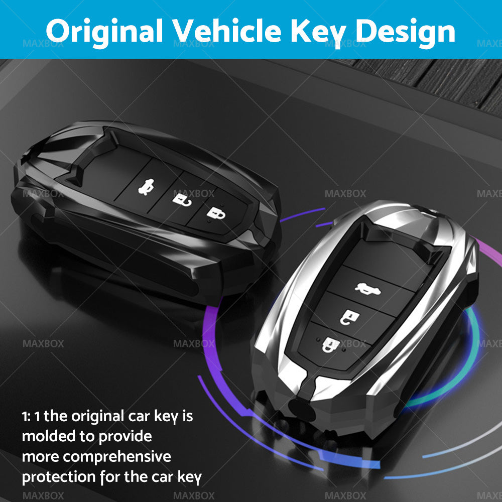 {{ Car Key Cover Silicone Alloy Key Case Protection Suitable for Toyota Vios Yaris }} - Buy Car Parts Online at {{ Kaka Auto Parts }}.