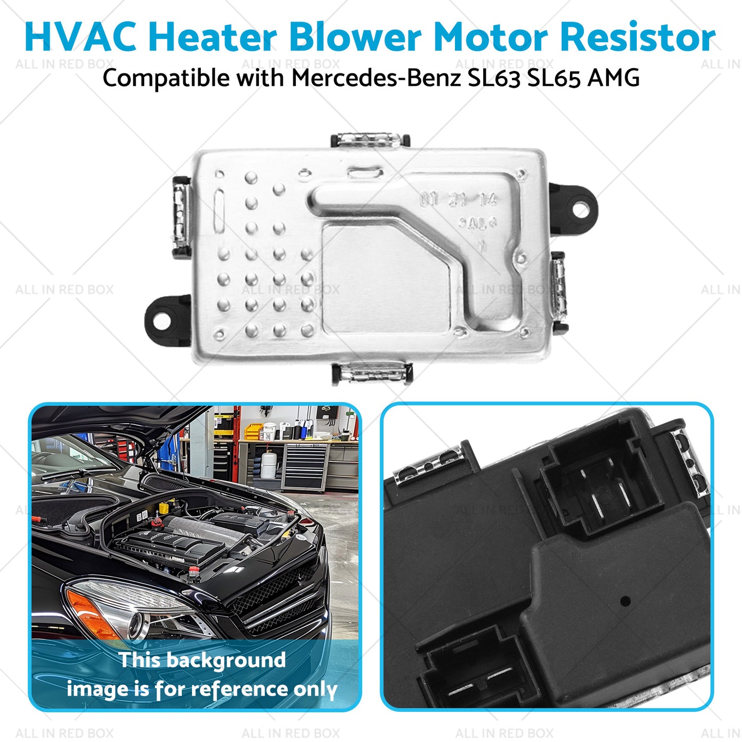 {{ HVAC Heater Blower Motor Resistor Suitable for Mercedes-Benz SL63 SL65 AMG 13-18 }} - Buy Car Parts Online at {{ Kaka Auto Parts }}.