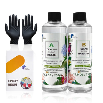 compare product Epoxy Resin Art DIY UV Crafts Glass Water Clear Epoxy Coating 1 1 2 1 3 1 AB Kit