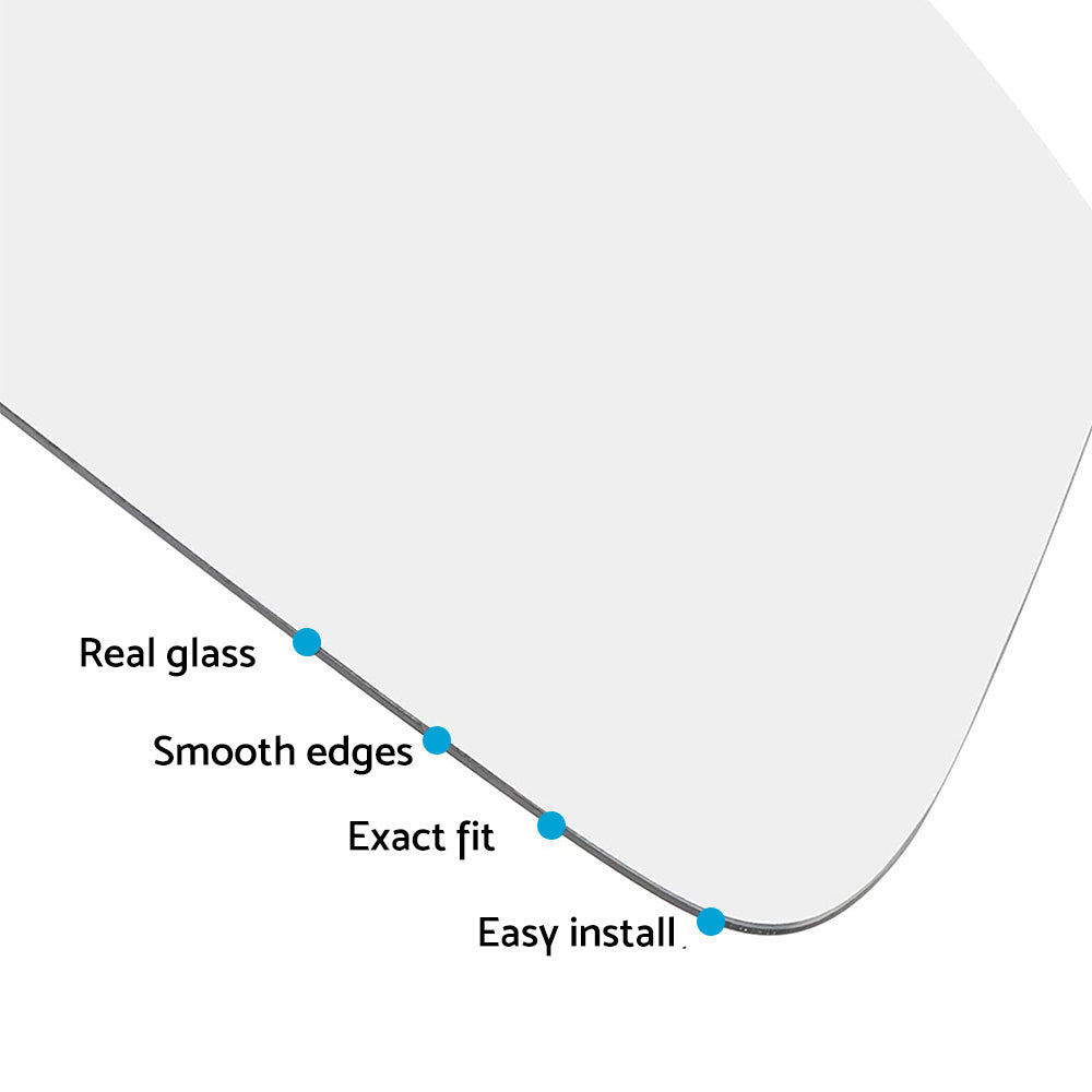 {{ Left Side Mirror Glass Suitable for Lexus RX300 RX330 Toyota Hilux HEATED Convex }} - Buy Car Parts Online at {{ Kaka Auto Parts }}.