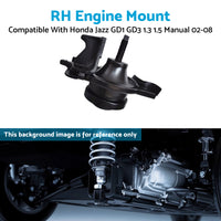 {{ Engine Mount Right Suitable For Honda Jazz GD1 GD3 L13A1 L15A1 Manual 2002-2008 }} - Buy Car Parts Online at {{ Kaka Auto Parts }}.