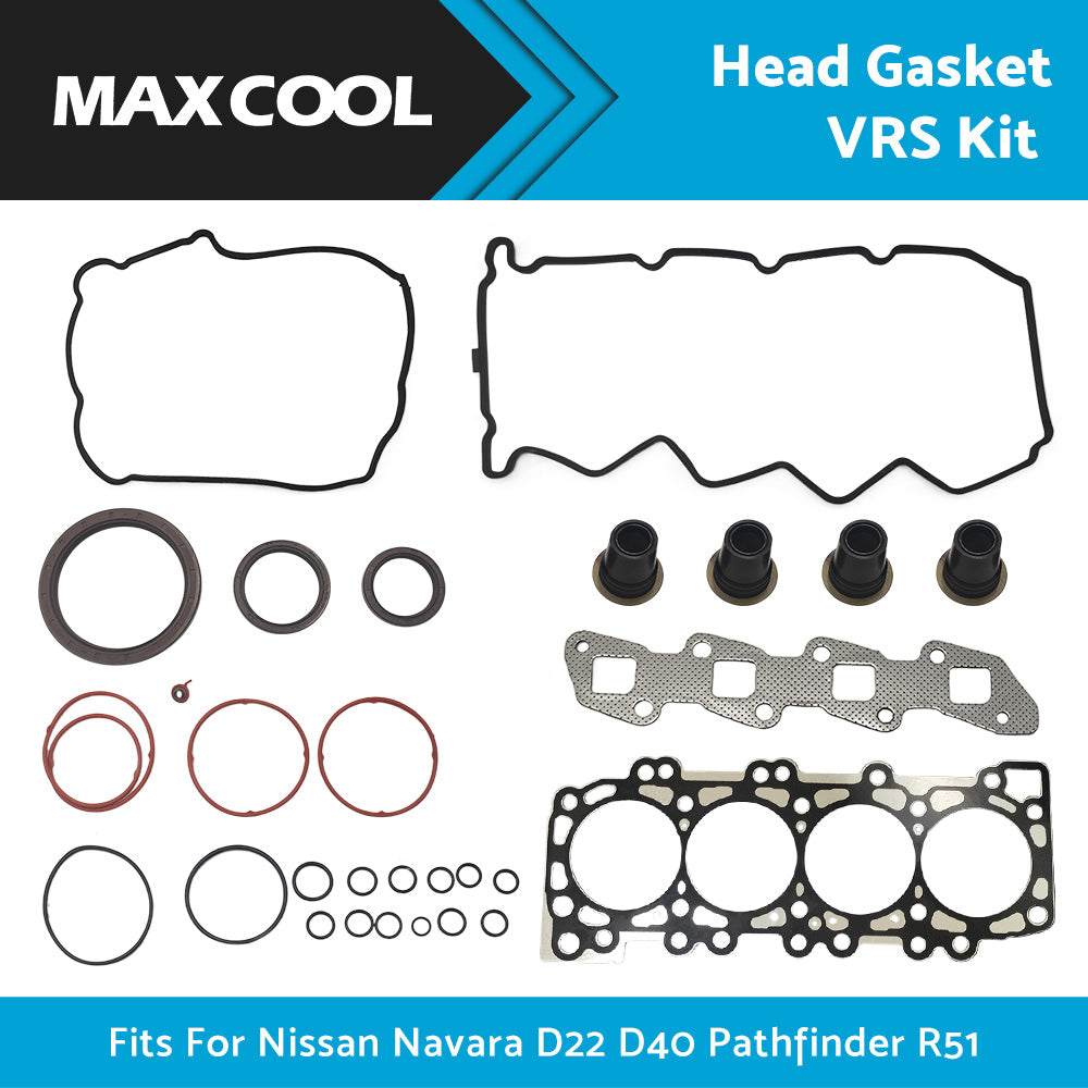 {{ VRS Head Gasket Kit Suitable For Nissan Navara D22 D40 R51 2. 5L YD25 2008-2015 }} - Buy Car Parts Online at {{ Kaka Auto Parts }}.