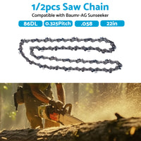 {{ 22  Chainsaw Chain 22inch 0. 325 . 058 86DL Suitable for Baumr-AG Sunseeker }} - Buy Car Parts Online at {{ Kaka Auto Parts }}.