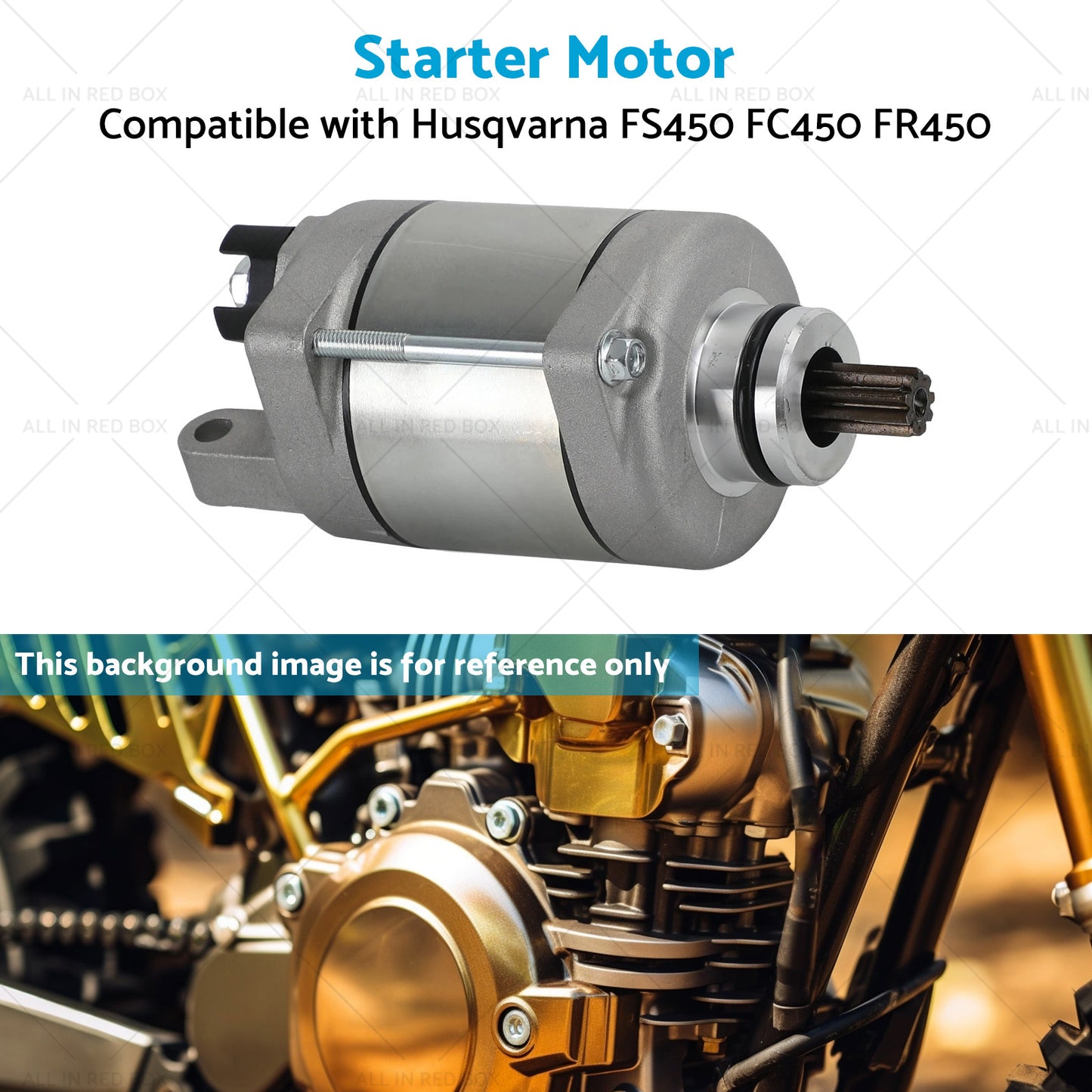 {{ Starter Motor Suitable for Husqvarna FE501 17-21 FS450 16-20 FC450 FR450 FE501S }} - Buy Car Parts Online at {{ Kaka Auto Parts }}.