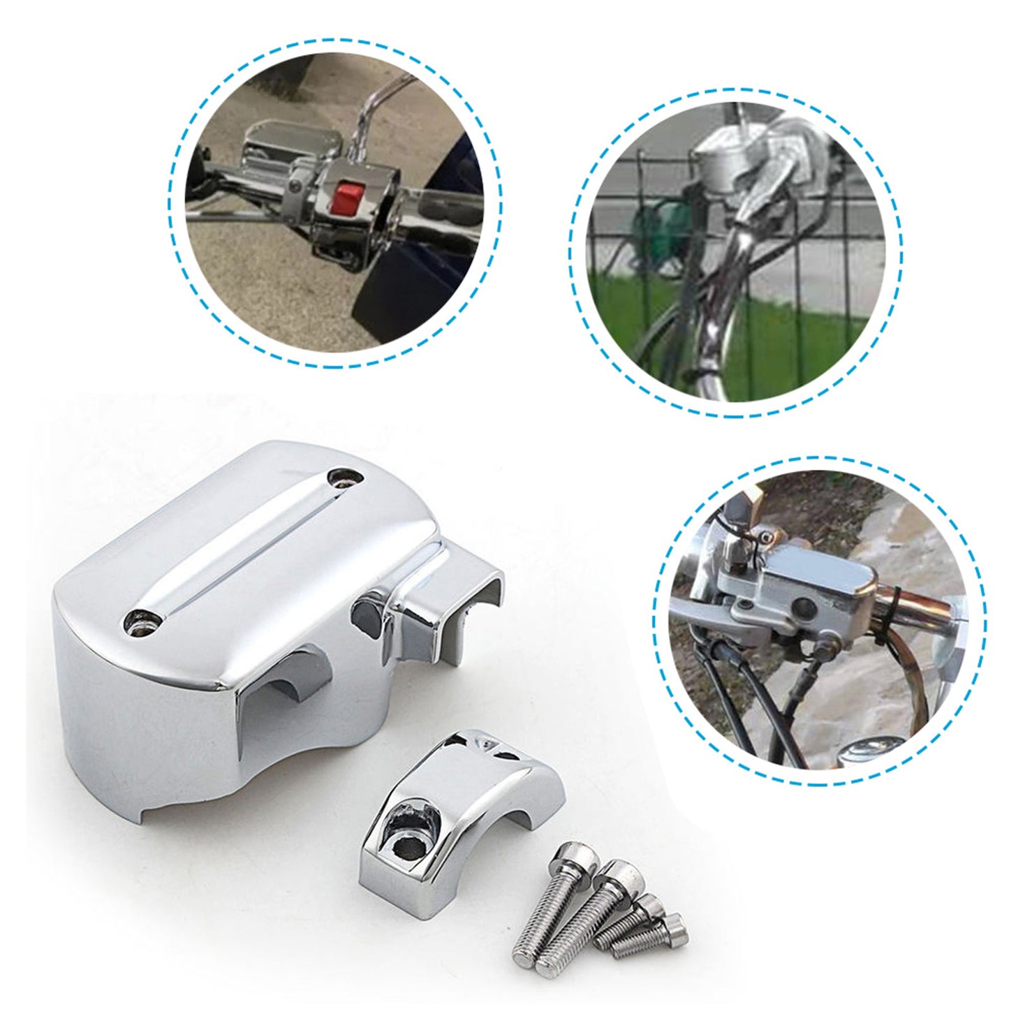 Brake Master Cylinder Cover Suitable For Yamaha V-Star 650 1998-2013 / V-Star 950 / V-Star 1100 / V-Star 1300