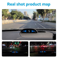 Car HUD Head-Up Display LCD Digital GPS Speedometer with Overspeed Alarm Universal