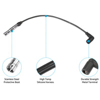 {{ 4pcs 7mm Ignition Spark Plug Wire Suitable For VW Beetle Golf Jetta 2.0 L4 98-15 }} - Buy Car Parts Online at {{ Kaka Auto Parts }}.